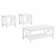 Skyview 3-piece Rectangular Lift Top Coffee Table Set White