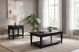 Lindenton 2-piece Wood Lift-Top Coffee and End Table Set Black