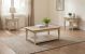 Lindenton 3-piece Wood Lift-Top Coffee and End Table Set Blonde