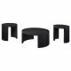Sweeney 3-piece Coffee and End Occasional Table Set Black
