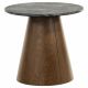 Franklin 3-piece Round Pedestal Coffee Table Set Grey and Dark Brown