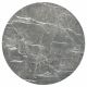 Franklin 36-inch Round Pedestal Coffee Table Grey and Dark Brown