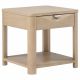 Marcelo 2-piece Coffee Table Set with Storage Light Elm