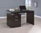 Irving 47-inch 2-drawer Office Computer Desk Cappuccino