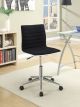 Chryses Upholstered Adjustable Home Office Desk Chair Black