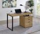 Brennan 47-inch 3-drawer Office Computer Desk Mango