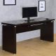 Skylar 55-inch Computer Desk with Keyboard Drawer Cappuccino