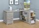 Yvette 60-inch 3-drawer L-Shape Computer Desk Grey Driftwood