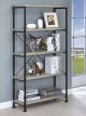 Analiese 63-inch 4-shelf Bookshelf Grey Driftwood