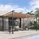  10' x 13' Outdoor Pergola Gazebo Backyard Canopy Cover Adjustable Sunshade, Gray