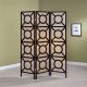 Vulcan 3 Panel Room Divider Folding Shoji Screen Cappuccino