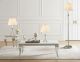 Griffin 3-piece Floor and Table Lamp Set Brushed Nickel