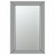 Pinciotti 36 x 24 Inch Beveled Frame Wall Mirror Silver