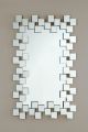 Pamela 32 x 47 Inch Rectangular Frameless Wall Mirror Silver