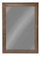 Odafin 59 x 83 Inch Wood Frame Floor Mirror Distressed Brown