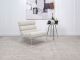 Serreta Boucle Upholstered Armless Acrylic Chair Ivory