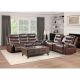 9405-3 Brown Reclining Sofa