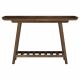 Ornelas 46-inch Console Table with Slatted Shelf Mango Brown