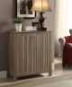 Marisa 4-shelf Engineered Wood Shoe Cabinet Dark Taupe