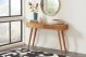 Lotus 2-drawer Wood Entryway Console Table Natural Brown