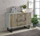 Abelardo 3-drawer Engineered Wood Cabinet Weathered Oak