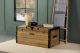 Simmons Wood Storage Trunk Natural and Black