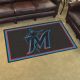 Miami Marlins 4X6 Rug