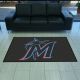 Miami Marlins 4X6 Logo Mat - Landscape