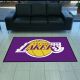 Los Angeles Lakers 4X6 Logo Mat - Landscape