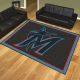 Miami Marlins 8X10 Rug