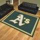 Oakland Athletics 8X10 Rug