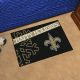 New Orleans Saints Happy Holidays Starter Mat