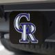 Colorado Rockies Color Hitch Cover - Black