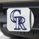 Colorado Rockies Color Hitch Cover - Chrome