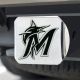 Miami Marlins Hitch Cover - Chrome