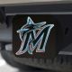 Miami Marlins Color Hitch Cover - Black