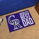 Colorado Rockies World'S Best Dad Starter Mat