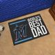 Miami Marlins World'S Best Dad Starter Mat