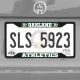 Oakland Athletics License Plate Frame - Black