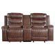 9405 Brown Reclining Loveseat