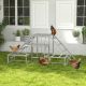  Chicken Roost Toys for Chickens Hens, Coop Accessories with Wood Stand, Ladder Platforms, for 10-15 Chickens