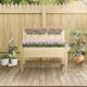  Raised Garden Bed, 2-Tier Wood Planter Stand Plant Grow Box, 34