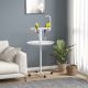  Bird Stand with Wheels, Perches, Feed Bowls, Round Tray for Parrot