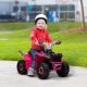 Aosom 6V Electric Toy Car with Forward Backward, Wear-Resistant Wheels for Ages 18-36 Months, Pink