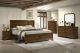 0394A-07 4PC  Brazil Queen Toffee Panel Bedroom Set