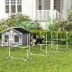  4 Piece Dog Agility Training Equipment for Dog Agility Course with Adjustable Height Jump Bars, Included Carry Bag, & Displacing Top Bar, White