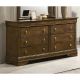 0394A-06 Toffee 6 Drawer Dresser