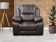 59934 / 8025C Brown Faux Leather Recliner