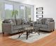 3101 2PC  Sims Charcoal Sofa Set (Sofa+Love)