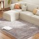  Machine Washable Area Rug 5x7, Non-Slip Traditional Flower Print Floor Carpet for Living Room, Bedroom, Gray andBrown